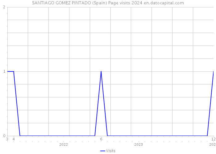 SANTIAGO GOMEZ PINTADO (Spain) Page visits 2024 