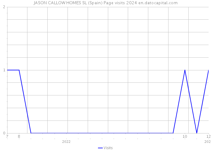 JASON CALLOW HOMES SL (Spain) Page visits 2024 