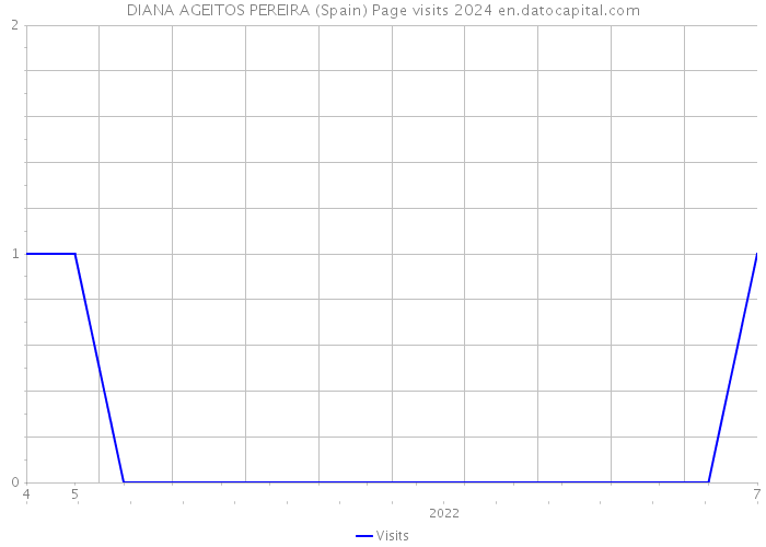 DIANA AGEITOS PEREIRA (Spain) Page visits 2024 