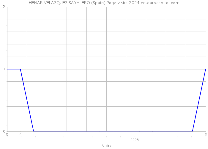 HENAR VELAZQUEZ SAYALERO (Spain) Page visits 2024 