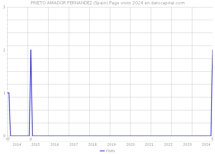 PRIETO AMADOR FERNANDEZ (Spain) Page visits 2024 