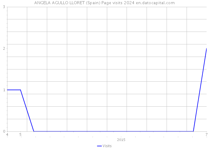 ANGELA AGULLO LLORET (Spain) Page visits 2024 