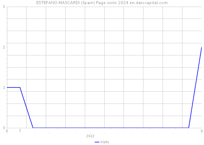 ESTEFANO MASCARDI (Spain) Page visits 2024 