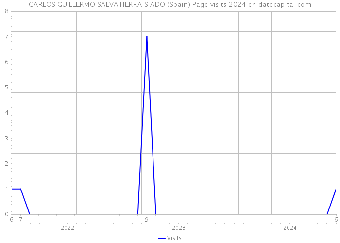 CARLOS GUILLERMO SALVATIERRA SIADO (Spain) Page visits 2024 