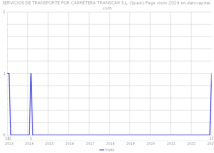 SERVICIOS DE TRANSPORTE POR CARRETERA TRANSCAR S.L. (Spain) Page visits 2024 