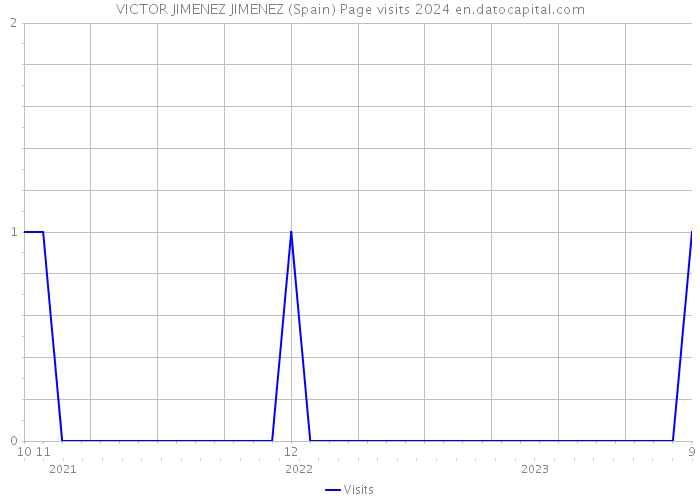 VICTOR JIMENEZ JIMENEZ (Spain) Page visits 2024 