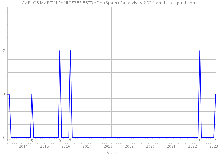 CARLOS MARTIN PANICERES ESTRADA (Spain) Page visits 2024 
