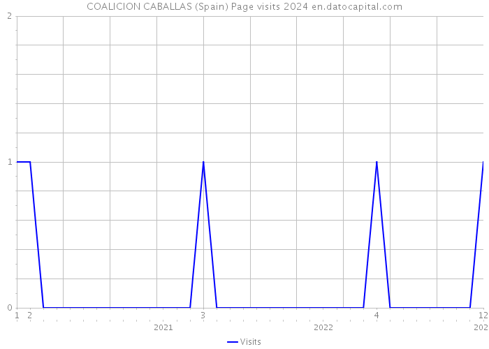 COALICION CABALLAS (Spain) Page visits 2024 