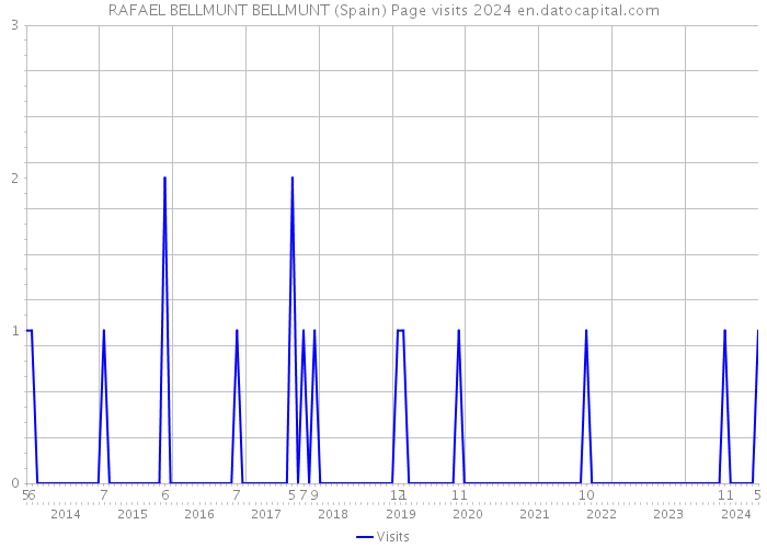 RAFAEL BELLMUNT BELLMUNT (Spain) Page visits 2024 