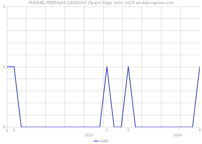 MANUEL PEDRAJAS CANOVAS (Spain) Page visits 2024 