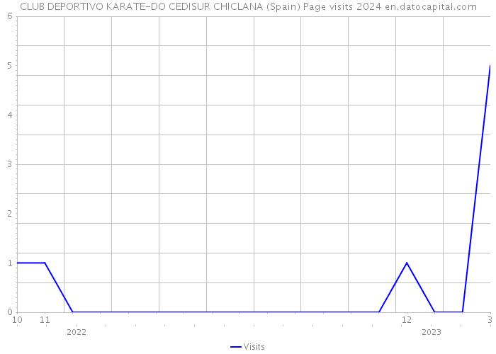 CLUB DEPORTIVO KARATE-DO CEDISUR CHICLANA (Spain) Page visits 2024 