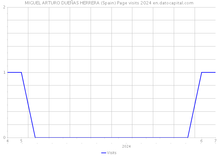 MIGUEL ARTURO DUEÑAS HERRERA (Spain) Page visits 2024 