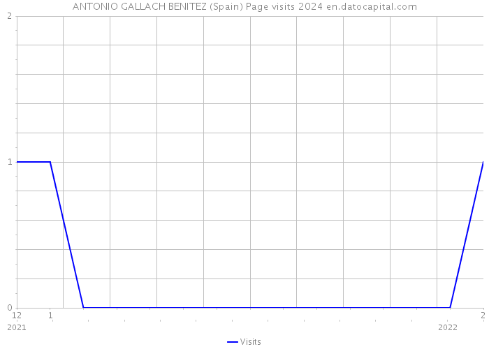 ANTONIO GALLACH BENITEZ (Spain) Page visits 2024 