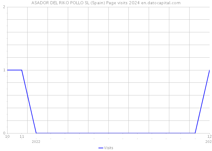 ASADOR DEL RIKO POLLO SL (Spain) Page visits 2024 