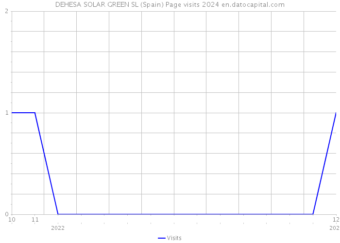 DEHESA SOLAR GREEN SL (Spain) Page visits 2024 