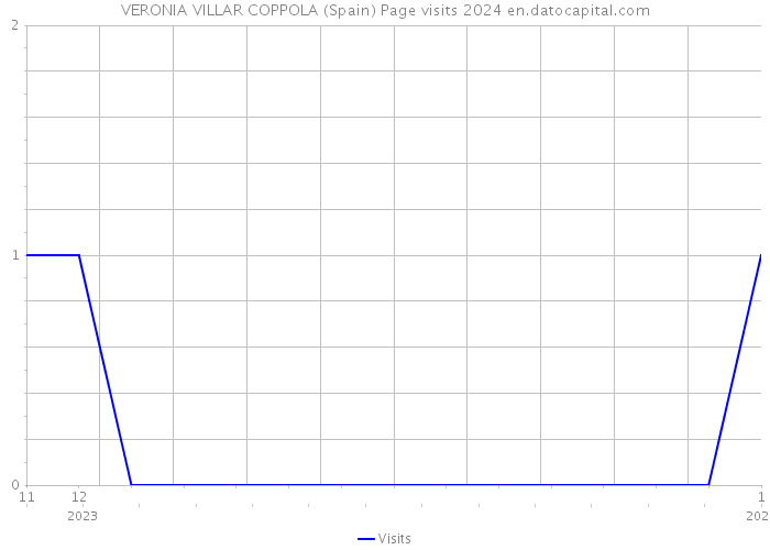 VERONIA VILLAR COPPOLA (Spain) Page visits 2024 