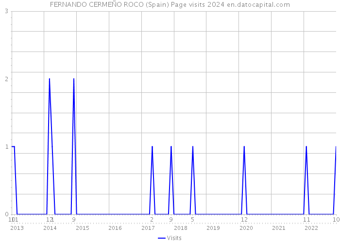 FERNANDO CERMEÑO ROCO (Spain) Page visits 2024 