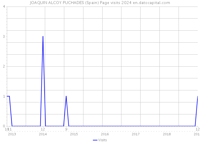 JOAQUIN ALCOY PUCHADES (Spain) Page visits 2024 