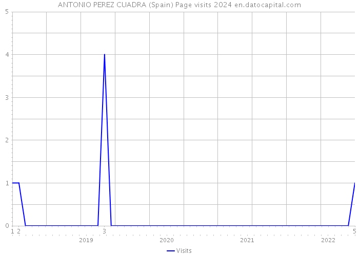 ANTONIO PEREZ CUADRA (Spain) Page visits 2024 