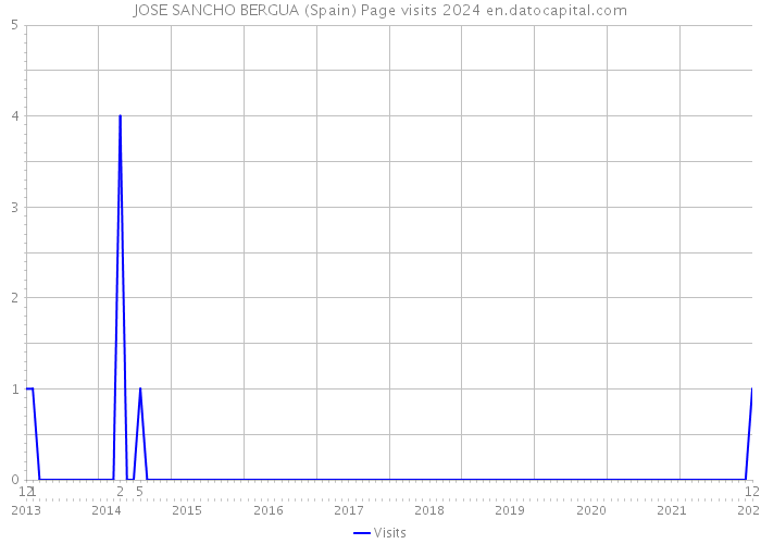 JOSE SANCHO BERGUA (Spain) Page visits 2024 