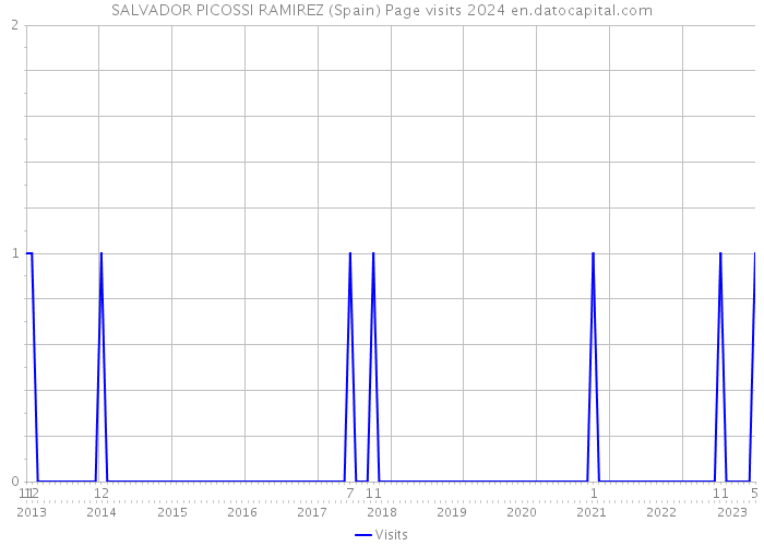 SALVADOR PICOSSI RAMIREZ (Spain) Page visits 2024 