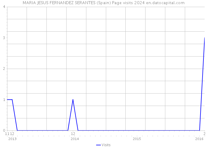 MARIA JESUS FERNANDEZ SERANTES (Spain) Page visits 2024 