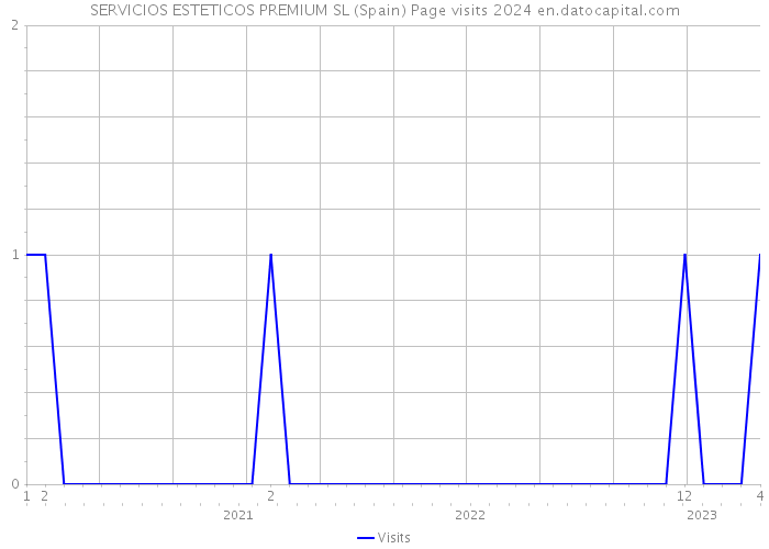 SERVICIOS ESTETICOS PREMIUM SL (Spain) Page visits 2024 