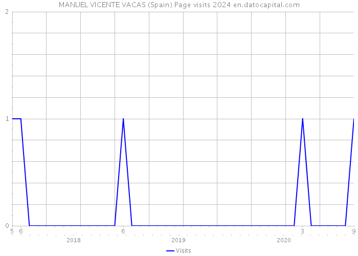MANUEL VICENTE VACAS (Spain) Page visits 2024 