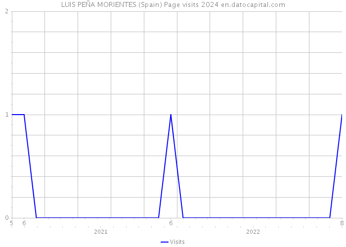 LUIS PEÑA MORIENTES (Spain) Page visits 2024 