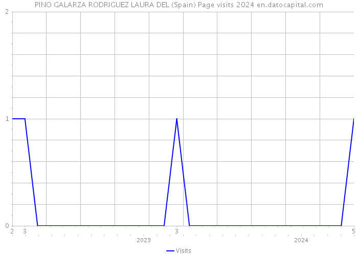 PINO GALARZA RODRIGUEZ LAURA DEL (Spain) Page visits 2024 