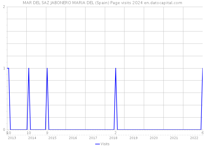 MAR DEL SAZ JABONERO MARIA DEL (Spain) Page visits 2024 