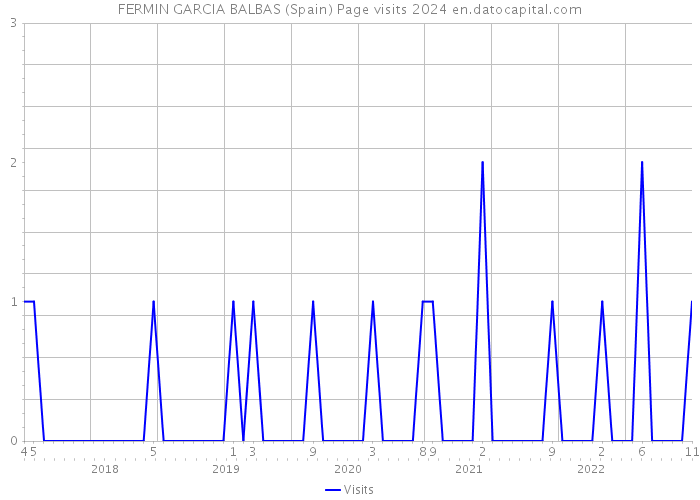 FERMIN GARCIA BALBAS (Spain) Page visits 2024 