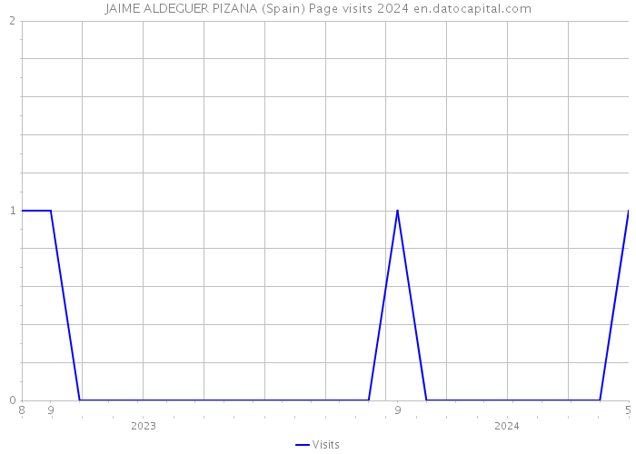 JAIME ALDEGUER PIZANA (Spain) Page visits 2024 