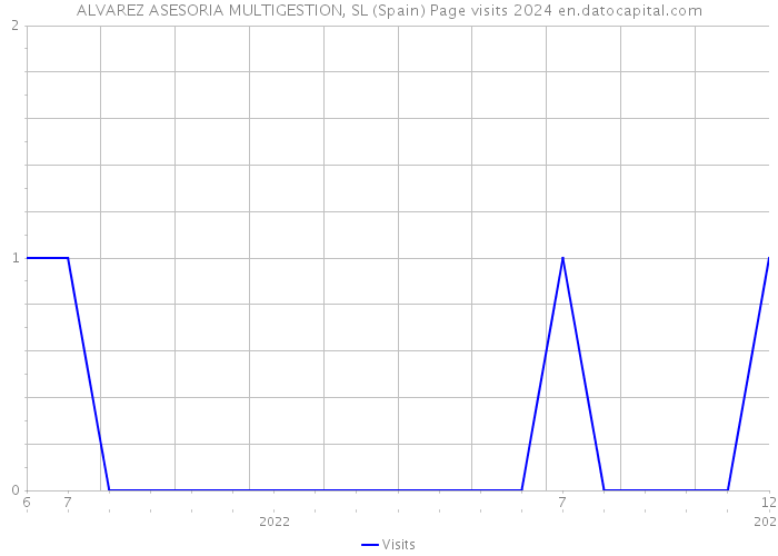 ALVAREZ ASESORIA MULTIGESTION, SL (Spain) Page visits 2024 