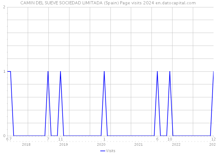 CAMIN DEL SUEVE SOCIEDAD LIMITADA (Spain) Page visits 2024 