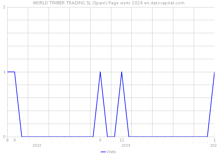 WORLD TIMBER TRADING SL (Spain) Page visits 2024 