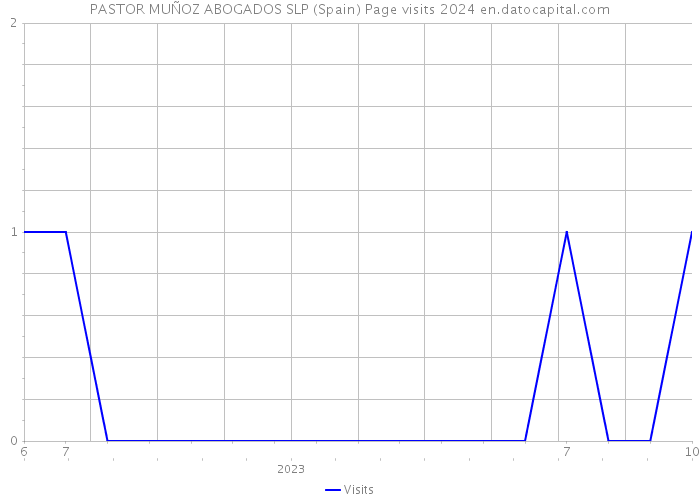 PASTOR MUÑOZ ABOGADOS SLP (Spain) Page visits 2024 