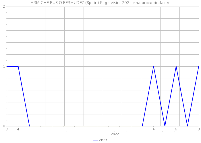 ARMICHE RUBIO BERMUDEZ (Spain) Page visits 2024 