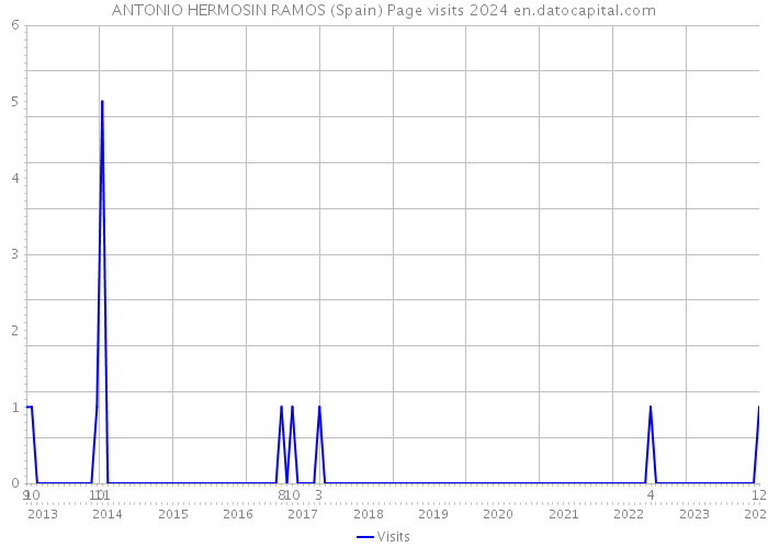 ANTONIO HERMOSIN RAMOS (Spain) Page visits 2024 