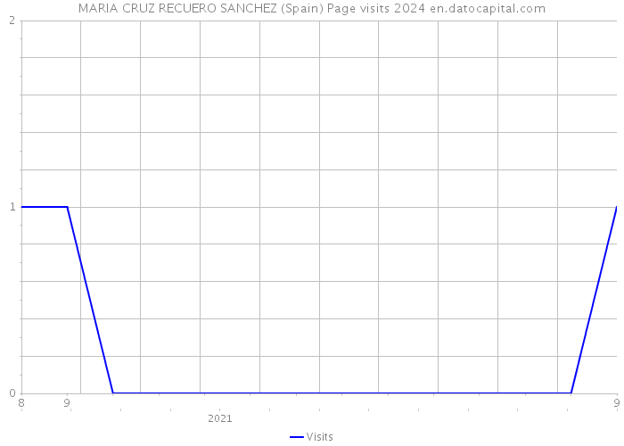 MARIA CRUZ RECUERO SANCHEZ (Spain) Page visits 2024 