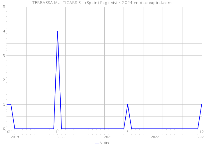 TERRASSA MULTICARS SL. (Spain) Page visits 2024 