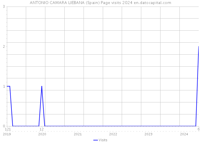 ANTONIO CAMARA LIEBANA (Spain) Page visits 2024 