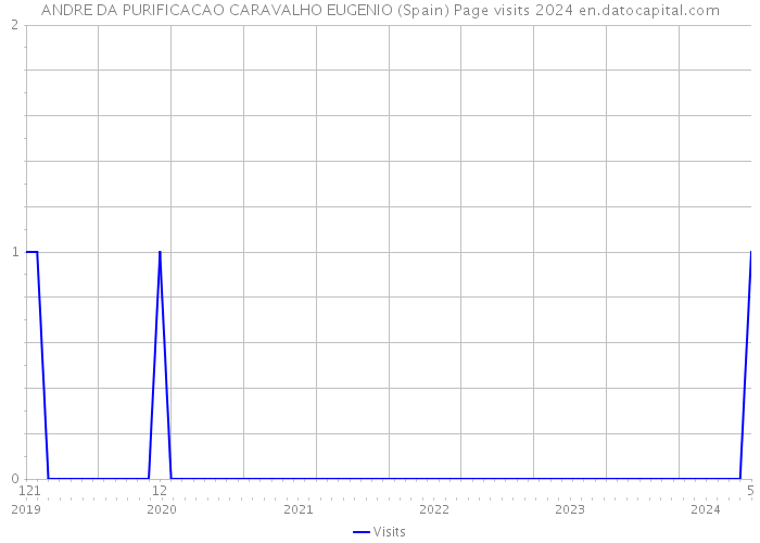 ANDRE DA PURIFICACAO CARAVALHO EUGENIO (Spain) Page visits 2024 