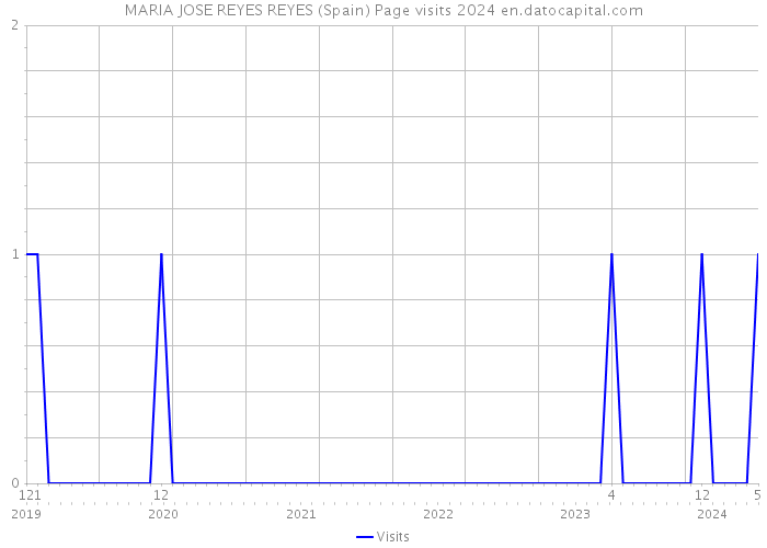 MARIA JOSE REYES REYES (Spain) Page visits 2024 