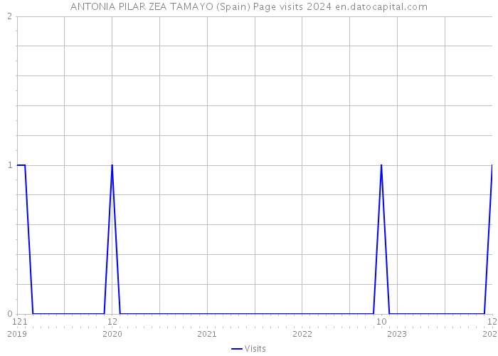 ANTONIA PILAR ZEA TAMAYO (Spain) Page visits 2024 