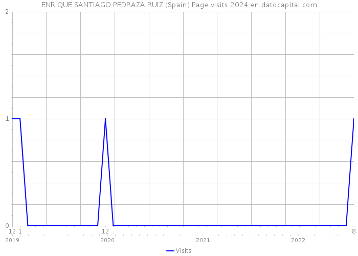 ENRIQUE SANTIAGO PEDRAZA RUIZ (Spain) Page visits 2024 