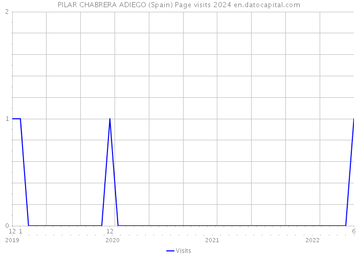 PILAR CHABRERA ADIEGO (Spain) Page visits 2024 