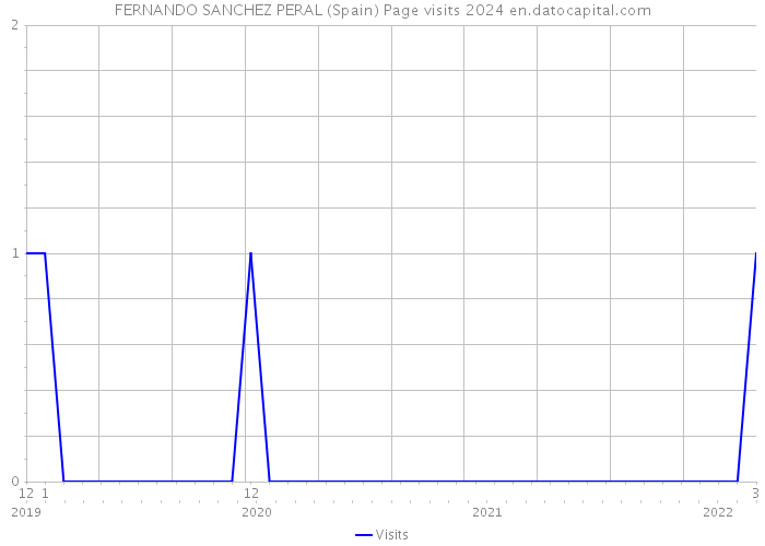 FERNANDO SANCHEZ PERAL (Spain) Page visits 2024 