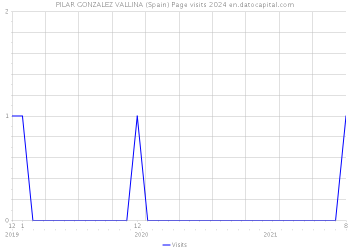 PILAR GONZALEZ VALLINA (Spain) Page visits 2024 