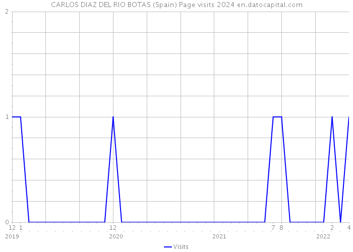 CARLOS DIAZ DEL RIO BOTAS (Spain) Page visits 2024 